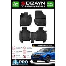 Honda Hr-v 3d Pro Havuzlu Paspas 2021 Üzeri A+ Kalite 3ds-sdz139