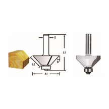 Makita Freze Bıçağı 6x25.4 Mm Maad-48658