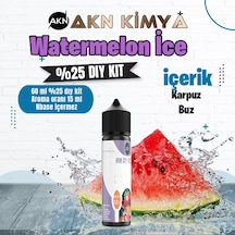 Watermelon Ice Yoğun Dıy Kit Karpuz Buz Gıda Aroması %25 Oranda Aroma İçerir Hazır Değildir 60 Ml