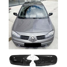 Renault Megane 2 2002-2009 Batman-Yarasa Ayna Kapağı Piano Black