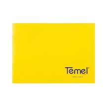 Temel Resim Defteri Sarı 15x21 Cm 16 Sayfa