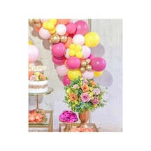 Pastel Balon Krom Balon Konsept Balon Zincir A