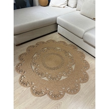 Mavaux Tiradia Hasır Jüt Kilim Halı Bej