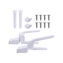 Suntek 2 Parça Klozet Menteşesi Bağlantı Parçaları Tuvalet Beyaz