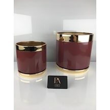 B Dekoratif Saksı Orkide Obje Biblo Süs Eşya Salon Tv Konsol Ofis