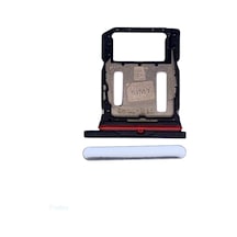 Tecno Camon 40 4g Sim Kart Tepsisi - Çekmecesi - Aparatı - Cm5 Uyumlu Silver