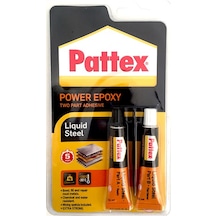 Pattex Power Epoxy 5 Dk Sıvı Metal Epoksi Yapıştırıcı 2X11 ML