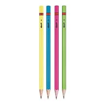 Neon Renkli Kurşun Kalem Seti, 4 Adet 124-Pembe