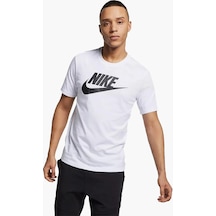 Nike Sportswear Clup Swoosh Beyaz Pamuklu Erkek Spor Tişört