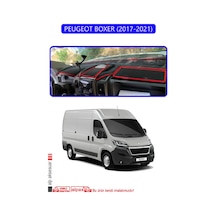 Peugeot Boxer 2017 - 2021torpido Koruma Halısı Mavi Kenar