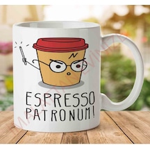 Hp Camiseta Espresso İki Tarafı Baskılı Kupa Bardak Çok Renkli