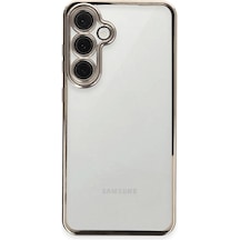 Samsung Galaxy S24 Fe Kılıf Razer Lensli Silikon - Titanyum Gri