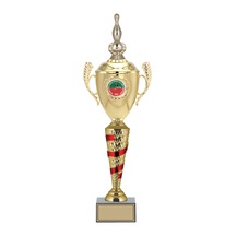 Odak Kupa - Figürlü Kupalar - Bowling / Labut Figürlü Kupalar Fg-082 B - 56 Cm Altın - Beyaz