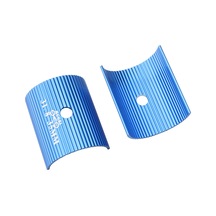 Tenfowee Mountain Bike Ve Yol Bisikleti Çubuğu Adaptörü 31.8-35mm Mavi Alüminyum Allüminyum Dönüştürücü Sağlam Ve Dayanıklı