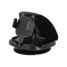 Otomobil Telefon Tutucu 360 Derece Dönebilen Telefon Tutucu Mat Siyah