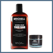 Buradabulabilirsin Brickell Erkeklere Özel Gerçek Saç Ve Sakal Rengine Döndüren Şampuan Erkeklere Için 237 Ml X 2 Ad. Mens Yüz Bakım Kremi İle Bbz