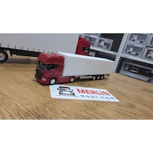 1/64 - Scania 4x2 Ve Tenteli Dorse Welly Tır Çekici