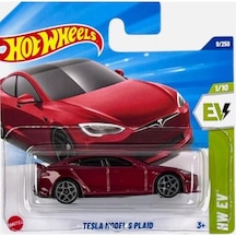 Hot Wheels Tekli Arabalar Tesla Model S Plaid Hyw86 Renkli