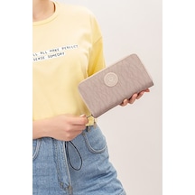 Bizoon 6001 Su Geçirmez Krınkıl Kumaş Kadın Portföy Cüzdan