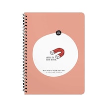 Keskin Color Hisli Şeyler Hepsi De Beni Bulur Orta Boy Çizgili Defter Çok Renkli