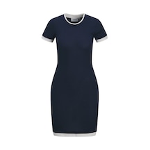 Jack & Jones Kadin Kisa Kollu Mini Elbise - Henna - 12297394 Navy Blazer