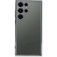 Newface Samsung Galaxy S24 Ultra Kılıf Razer Lensli Silikon - Gold Altın