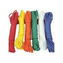Turuncu 3'lü Örgülü Çamaşır İpi, 3,5 Mm, 10 Metre, Dayanıklı Ve Kullanışlı Plastik Turuncu Kz Diğer
