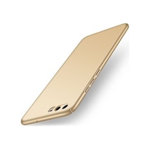 Fitcase Rubber Huawei P10 Kılıf Sert Arka Kapak Gold