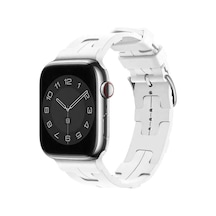 Watch 44mm Krd-92 Uyumlu Nvth Kordon-beyaz