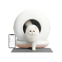 Haustier Cb001 Akıllı Otomatik Kedi Tuvaleti, App İle Uzaktan Kontrol, 75lt Hazne, 7lt Çöp Hazn