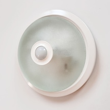 Hareket Sensörlü Tavan Lambası Armatürü E27 Çift Duy Beyaz