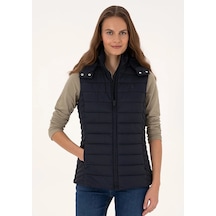 Us Polo Assn Kadın Lacivert Basic Yelek Vr033lacivert