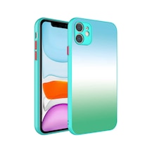 Butam Bilişim Apple Uyumlu iPhone 11 Kamera Korumalı Renkli Thtterli X-cam Kılıf-no13 No13