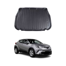 Toyota C-hr 2016+ Uyumlu Araca Özel Kauçuk Tpe Bagaj Havuzu Siyah Stepneli Model İçin