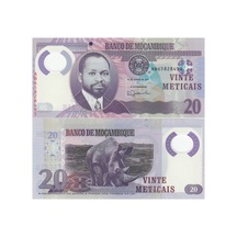 Mozambik 20 Metıcaıs 2017 Polymer, P 149b, Çil, Eski Yabancı Kağıt Para