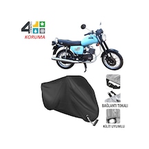 Mz Etz 251 Motosiklet Brandası ( Kilit Uyumlu - Siyah