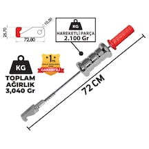 Kaporta Ağır İş Güçlü Tokmak Çektırme Aslan Pençesı 2 Kanca Uçlu