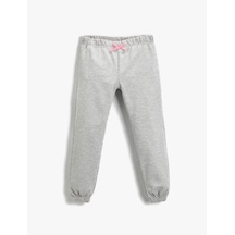 Koton Basic Fiyonklu Jogger Eşofman Altı Pamuklu Kar Melanj 2ykg47486ok Gri Melanj