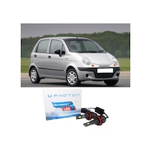 Daewo Matiz Led Xenon Uzun + Kısa Far Ampulü H4 Ultimate Yeni Seri Beyaz