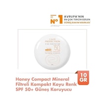 Compact Mineral Filtreli Koyu Renkli Spf 50+ Cilt Tonu Eşitleyici Koyu Renk Güneş Kremi 10 Gr