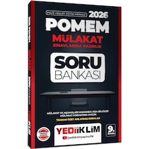 Yediiklim 2026 Pomem Mülakat Sınavlarına Hazırlık Tamamı Özet Anlatımlı Soru Bankası 9. Baskı