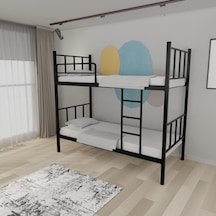 Niron 90x190 Sağlamlaştırılmış Ayrılabilir Ranza / Karyola Niron 90x190 Sağlamlaştırılmış Ayrılabilir Ranza / Karyola