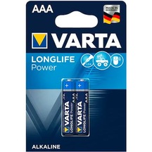 Varta 4903 Longlife Power Alkalin AAA İnce Kalem Pil 2'li