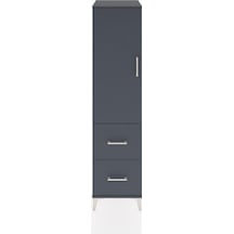 Hyperion Dolap 3 Raflı 2 Çekmeceli Tek Kapaklı 44x44x182 Antr... Antrasit