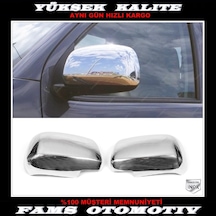Toyota Uyumlu Hilux Krom Ayna Kapağı 2 Prç 2005-2015 Arası P.çelik