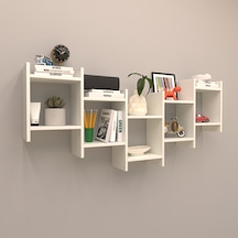 Rafkestir Duvar Raf Set -23 Beyaz ( Parlak )