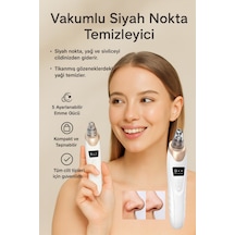 Vakumlu Ultrasonik Siyah Nokta Ve Gözenek Temizleyici Cihaz/5 Farklı Başlık Aparatı Şarjlı