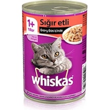 Whiskas Gravy Soslu Sığır Etli Kedi Konservesi 400gr