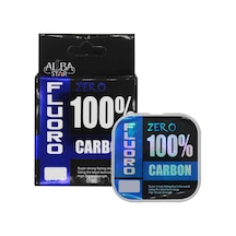 Albastar Zero %100 Fluorocarbon Misina Clear-0.45mm - 25m - 12.63kg 14985-37070 Clear