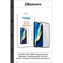 Telefon Film Mobil Koruma Akıllı Aksesuar Samsung A06 6d Anti Static Temperli Cam Ekran Koruyucu